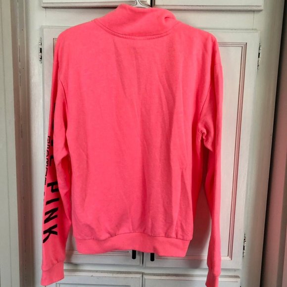 VS Victorias Secret PINK XS Half Zip Pullover Sweatshirt - Picture 3 of 7